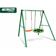 Качели SLP SYSTEMS 2 секции (качели-гнездо + «лодочка» красная)