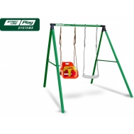 Качели SLP SYSTEMS 2 секции (сиденье с фиксацией +«лодочка» белая)