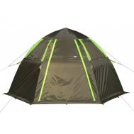 Летняя платка ЛОТОС 5 Мансарда (П-образная дверь; стеклокомпозитный каркас)