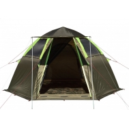 Летняя палатка Лотос 5 Мансарда Комплект №1 (пол летний + стойки; стеклокомпозитный каркас)