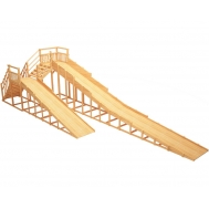 Зимняя горка ЗИМА WOOD-9 Савушка (скаты 6 и 12 м)
