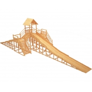 Зимняя горка ЗИМА WOOD-11 Савушка (скаты 6+6+12 м)