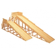 Зимняя горка ЗИМА WOOD-7 Савушка (скаты 5 и 8 м)