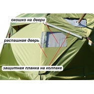 Дверь распашная ЛОТОС КубоЗонт (зимняя) для палаток