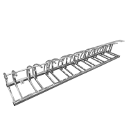 Парковка для самокатов из нержавеющей стали Air Gym PS9-17, фото 1