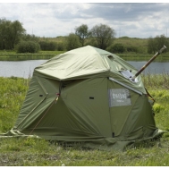 Универсальная палатка ЛОТОС КубоЗонт 4-У Классик (влагозащитный колпак; стеклокомпозитный каркас)