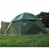 Универсальная палатка ЛОТОС КубоЗонт 6-У Классик Комплект №1 (влагозащитный колпак; гидродно; утепленный пол)