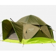 Универсальная палатка ЛОТОС КубоЗонт 6-У Компакт Комплект №2 (влагозащитный колпак; гидродно; утепленный пол)