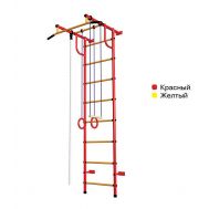 Детская шведская стенка Пионер С2Н красно/желтый, фото 1