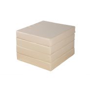 Мат № 11 (100 х 100 х 10) складной 4 сложения бежевый