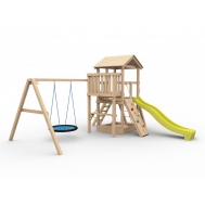 Детская игровая площадка Барни с гнездом (без покраски)