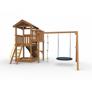 Детская игровая площадка Антошка с гнездом (окрашенная)