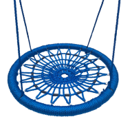 Качели-гнездо ХИТ 120 см общественные на канатах