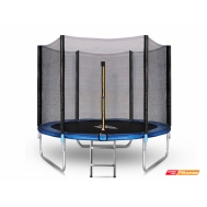Батут START LINE 8 футов (244 см) с внешней сеткой и лестницей