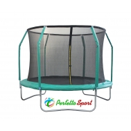 Батут с защитной сеткой PERFETTO SPORT 6 Dynamics, диаметр 1,8 м, фото 1