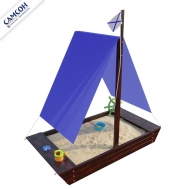 Песочница ЛАДЬЯ Самсон (лак сосна, лак венге)