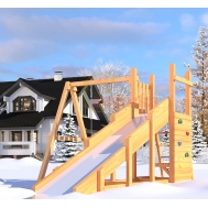 Детская площадка Савушка 4 сезона - Мастер 6 с качелями