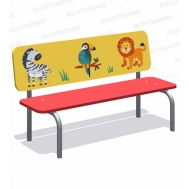 Скамейка детская ZOO (фанера) Romana 302.09.00, фото 1