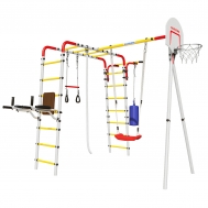 Детский спортивный комплекс для дачи FITNESS Romana 103.20.05 (пластиковые качели)