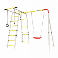 Детский спортивный комплекс для дачи ЛЕСНАЯ ПОЛЯНА-3 Romana 103.26.05 (пластиковые качели)