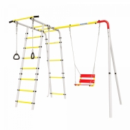 Детский спортивный комплекс для дачи ЛЕСНАЯ ПОЛЯНА-3 Romana 103.26.05 (цепные качели)