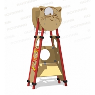 Щит с кольцом для мяча КОТ Romana 057.90.00