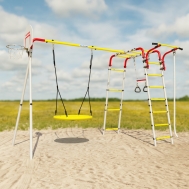 Детский спортивный комплекс для дачи Romana Акробат-2 (качели-гнездо)