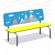Скамейка детская ГОРЫ (фанера) Romana 302.09.00