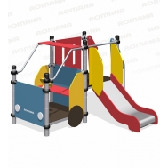 Игровой комплекс Машинка с горкой «Romana 111.09.00»