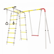 Детский спортивный комплекс для дачи ЛЕСНАЯ ПОЛЯНА-3 Romana 103.26.05 (фанерные качели)