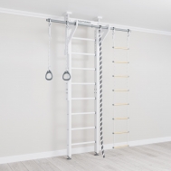 Шведская стенка деревянная ECO 2.1 Romana (02.21.8.14.500.08.01) белый, фото 1