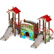 В ГОСТЯХ У СКАЗКИ детский игровой комплекс ДИК 1.05.01-С (H=900)