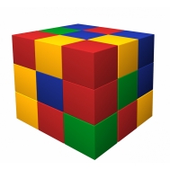 Мягкий конструктор КУБИК-РУБИК Romana (ДМФ-МК-27.90.13)