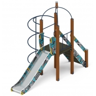 НАВИНА (Техно-голубой) детский игровой комплекс ДИК 2.09.01-01 (Н=1200)