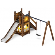 СЧАСТЛИВОЕ ДЕТСТВО детский игровой комплекс ДИК 2.01.01-02 (H=1200)