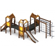 ГОРОДОК (Эко) детский игровой комплекс ДИК 2.01.3.02-02 (Н=1200)