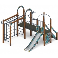 НАВИНА (Техно-голубой) детский игровой комплекс ДИК 2.09.04-01 (Н=1200)