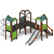 ГОРОДОК (Город) детский игровой комплекс ДИК 2.01.3.03-01 (H=1200)