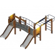 КАРАПУЗ (Эко) детский игровой комплекс ДИК 1.001.04-02 (H=750)
