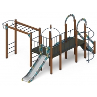 НАВИНА (Техно-голубой) детский игровой комплекс ДИК 2.09.05-01 (Н=1200)