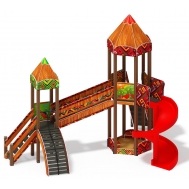 КАРАНДАШИ детский игровой комплекс ДИК 2.26.05-01.С (H=2000)