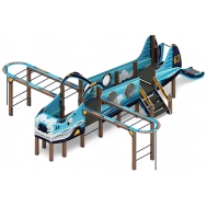 АЭРОПЛАН (Дракон) детский игровой комплекс ДИК 1.03.4.01-01.C (H=900)