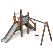 СЧАСТЛИВОЕ ДЕТСТВО (Город) детский игровой комплекс ДИК 2.01.03-01 (Н=1200)