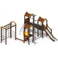 ГОРОДОК (Эко) детский игровой комплекс ДИК 2.01.3.04-02 (Н=1200)