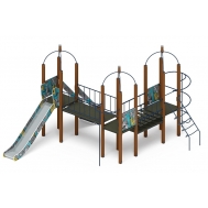 НАВИНА (Техно-голубой) детский игровой комплекс ДИК 2.09.06-01 (Н=1500)