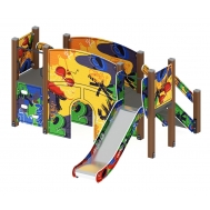 КАРАПУЗ (Граффити) детский игровой комплекс ДИК 1.001.01-03 (Н=900)
