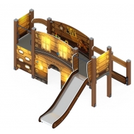 КАРАПУЗ (Эко) детский игровой комплекс ДИК 1.001.01-02 (H=900)