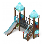 КОРОЛЕВСТВО (Коты) детский игровой комплекс ДИК 1.15.07-21 (H=900)