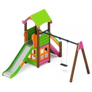 ЛУКОМОРЬЕ детский игровой комплекс ДИК 2.25.02-01.С (Н=1200)