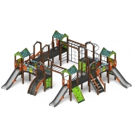 ОСТРОВ ДЕТСТВА (Город) детский игровой комплекс ДИК 2.01.8.01-01 (H=1200)